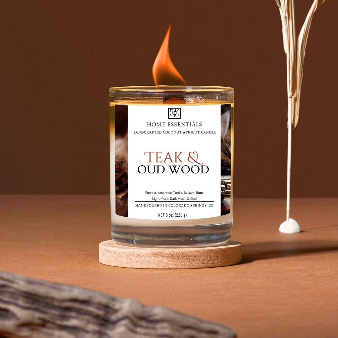 Teak & Oud Wood Candle