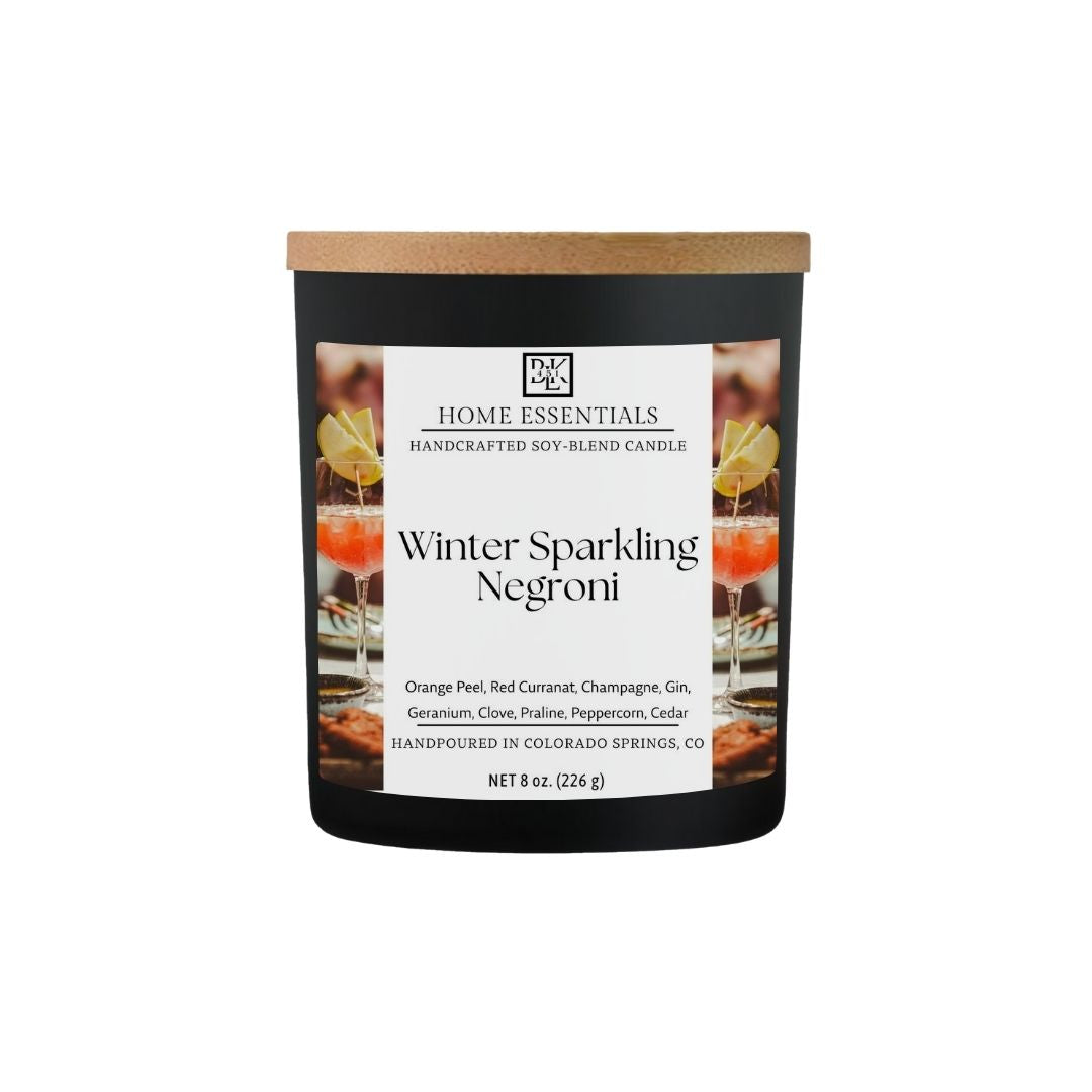 Winter Sparkling Negroni Candle