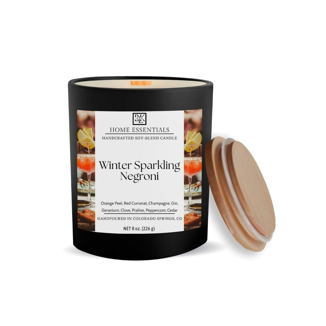 Winter Sparkling Negroni Candle