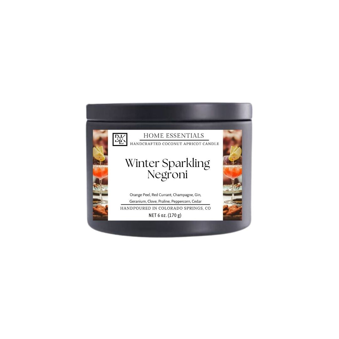 Winter Sparkling Negroni Candle